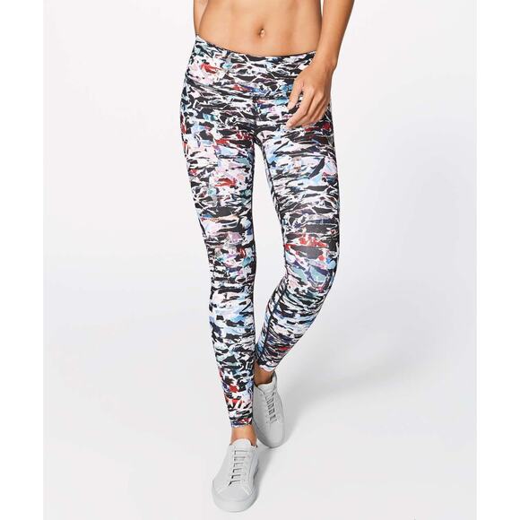 Lululemon Wunder Under Low Rise Tight Full-On Luxtreme Culture Clash Size 8 - Picture 1 of 12